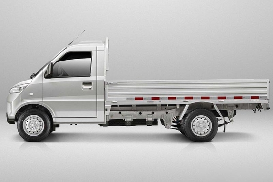 300km Rentang Wuling Mini Truck 60kw Baris Tunggal Truk Listrik Murni