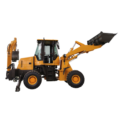 SINOMACH Small 630 Backhoe Loader Machine Ukuran Ban Belakang 19.5L-24R4-12PR