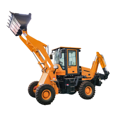 SINOMACH Small 630 Backhoe Loader Machine Ukuran Ban Belakang 19.5L-24R4-12PR