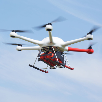 160MP 30KG Serat Karbon Angkat Berat Pemadam Kebakaran Uav 10m / S