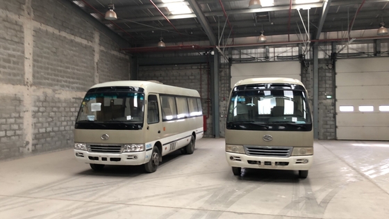 Mesin 90kw 21 Kursi Bus Penumpang Bekas Coaster Higer Toyota Coaster 2009 Performa Bagus
