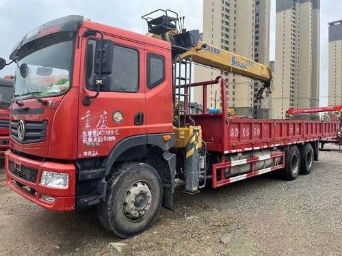 Yuchai Dongfeng Crane Digunakan Truk Tugas Berat FAST 9 Speed ​​Manual
