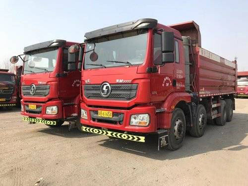 Truk Tipper Dump M3000 Shacman Bekas 400HP FAST 12 Speed ​​Manual