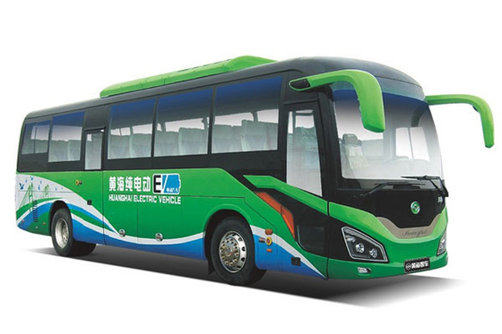 Huanghai 11m Kendaraan Bermotor Bekas 85km/H Bus Listrik Murni 24-50 Kursi