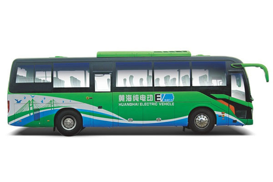 Huanghai 11m Kendaraan Bermotor Bekas 85km/H Bus Listrik Murni 24-50 Kursi